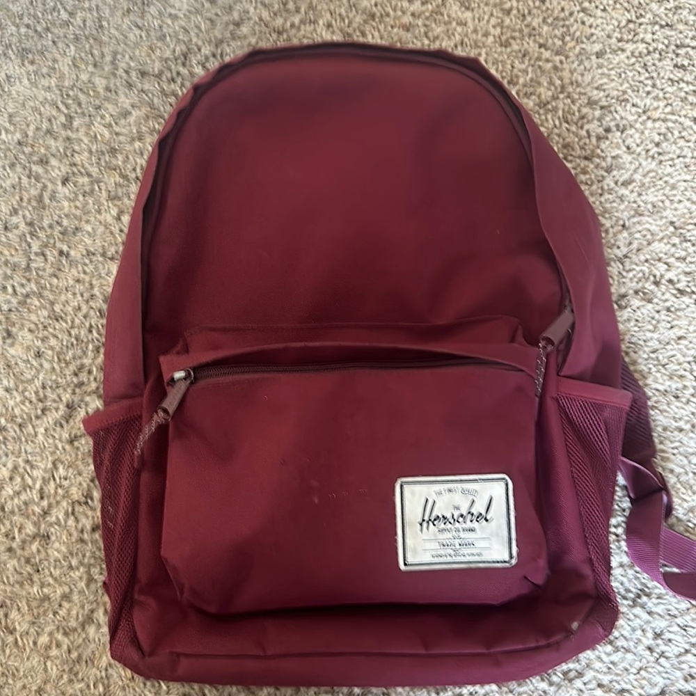 Burgundy Herschel Backpack